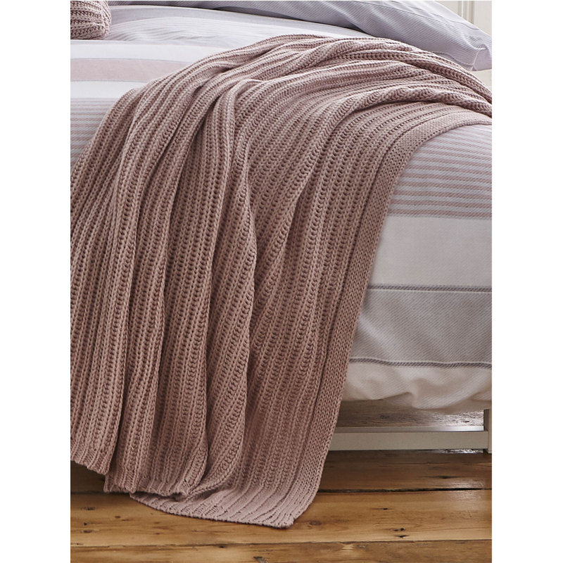 Catherine Lansfield Chunky Knit Throw & Reviews Wayfair.co.uk
